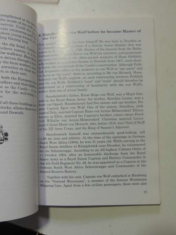 Duwisib: A German Castle In Namibia And Its Master Hansheinrich Von Wolf - Harald N. Nestroy