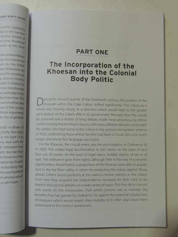 Those Oppressions Won't Cease: An Anthology Of The Political Thought Of The Cape Khoesan -Robert Ros