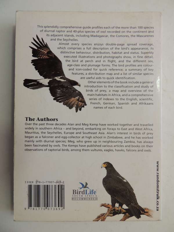 Sasol Birds of Prey of Africa and its Islands - Alan & Meg Kemp