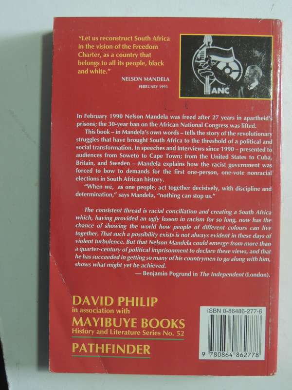 Nelson Mandela Speaks: Forging A Democratic Nonracial South Africa - ed Steve Clark