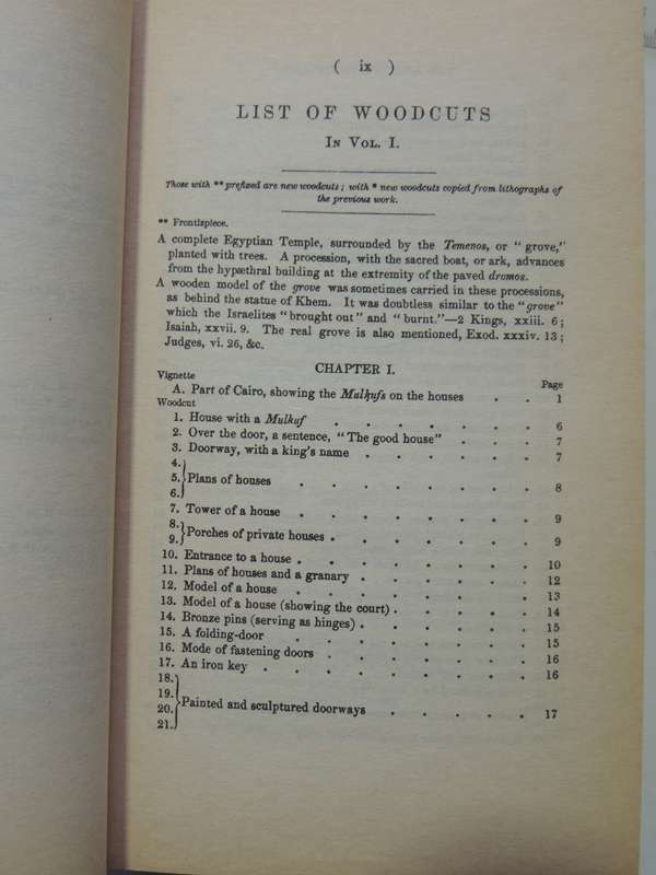 The Ancient Egyptians: Their Life And Customs - J. Gardener Wilkinson   2 Volume Set-