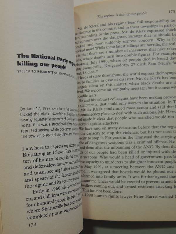 Nelson Mandela Speaks: Forging A Democratic Nonracial South Africa - ed Steve Clark