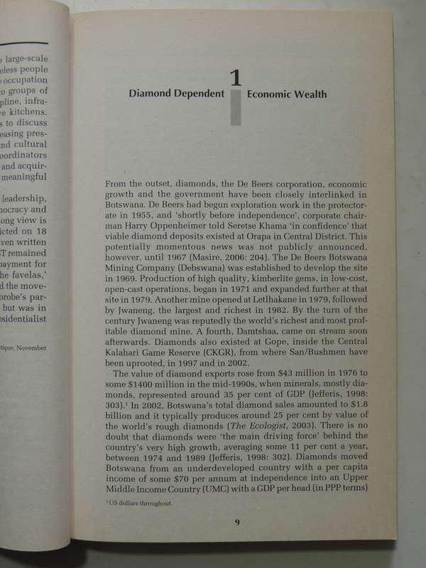 Diamonds, Dispossession And Democracy In Botswana - Kenneth Good