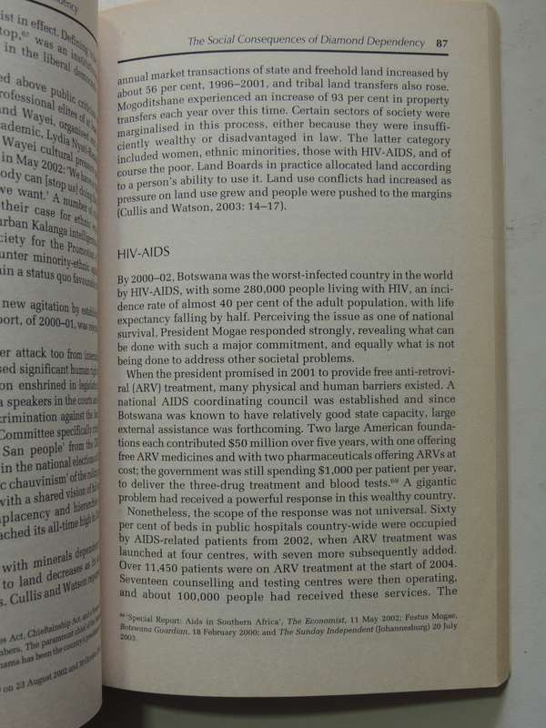 Diamonds, Dispossession And Democracy In Botswana - Kenneth Good