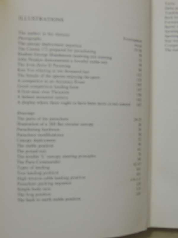 Sport Parachuting (1971) - Charles Shea-Simonds    SOME MARKING