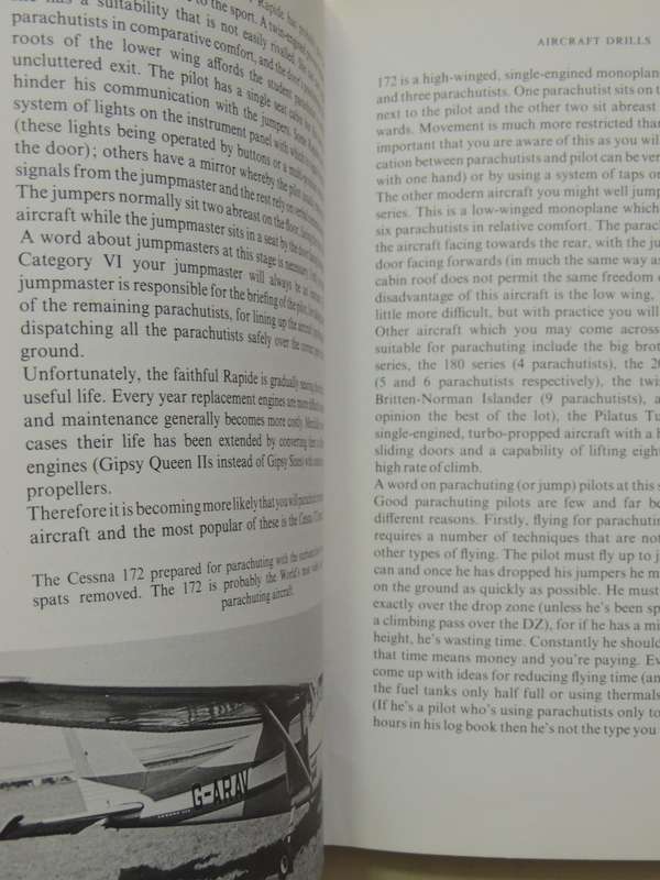 Sport Parachuting (1971) - Charles Shea-Simonds    SOME MARKING
