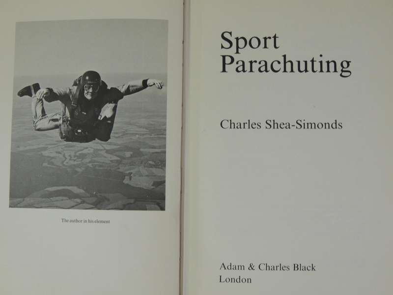 Sport Parachuting (1971) - Charles Shea-Simonds    SOME MARKING