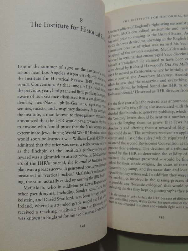 Denying The Holocaust: The Growing Assault On Truth And Memory - Deborah Lipstadt