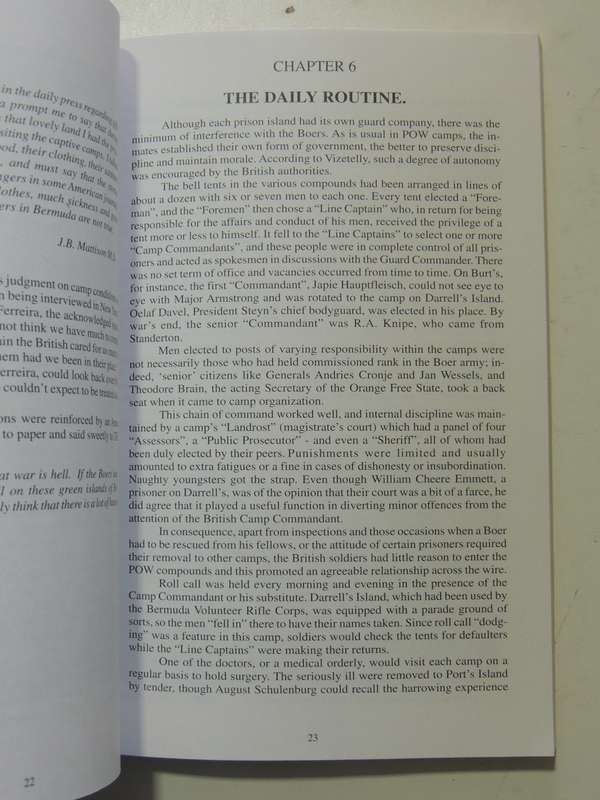 Boer Prisoners Of War In Bermuda (3rd Revised Edition) - Colin Benbow