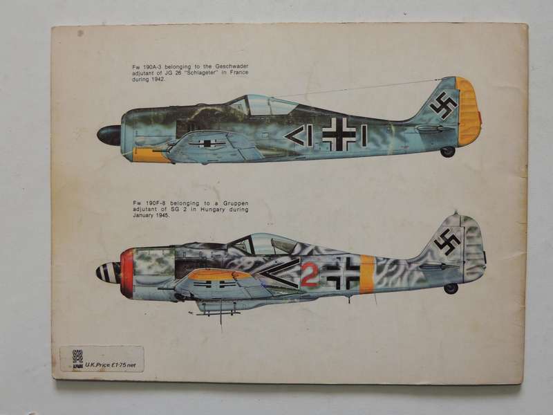 Squadron / Signal Publications Aircraft No. 19: Focke Wulf FW 190 In Action - Jerry L Campbell
