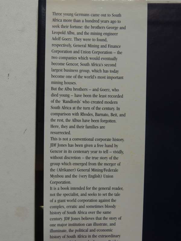 Through Fortress And Rock: The Story Of Gencor 1895-1995 - JDF Jones