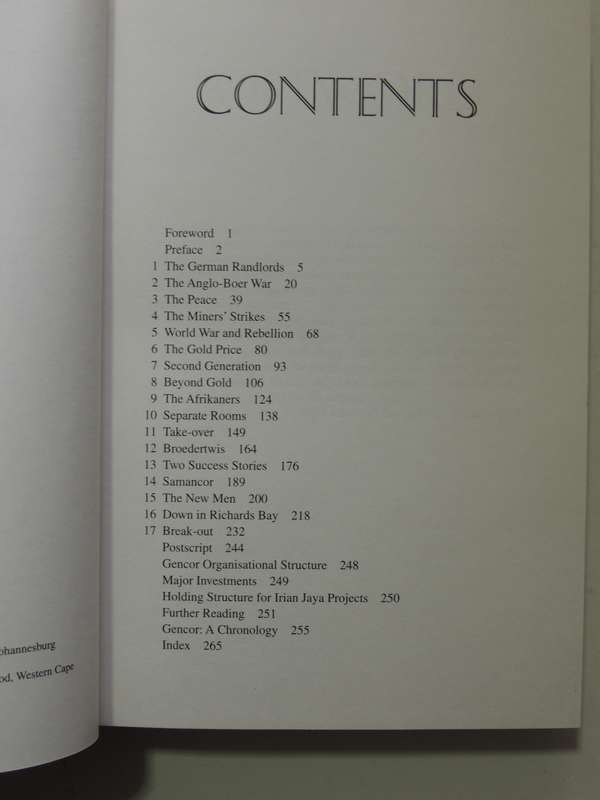 Through Fortress And Rock: The Story Of Gencor 1895-1995 - JDF Jones