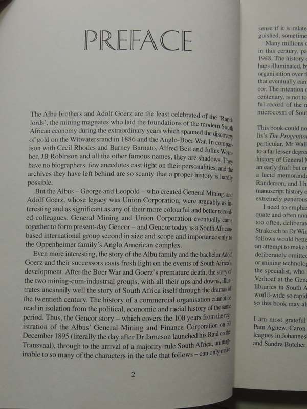Through Fortress And Rock: The Story Of Gencor 1895-1995 - JDF Jones