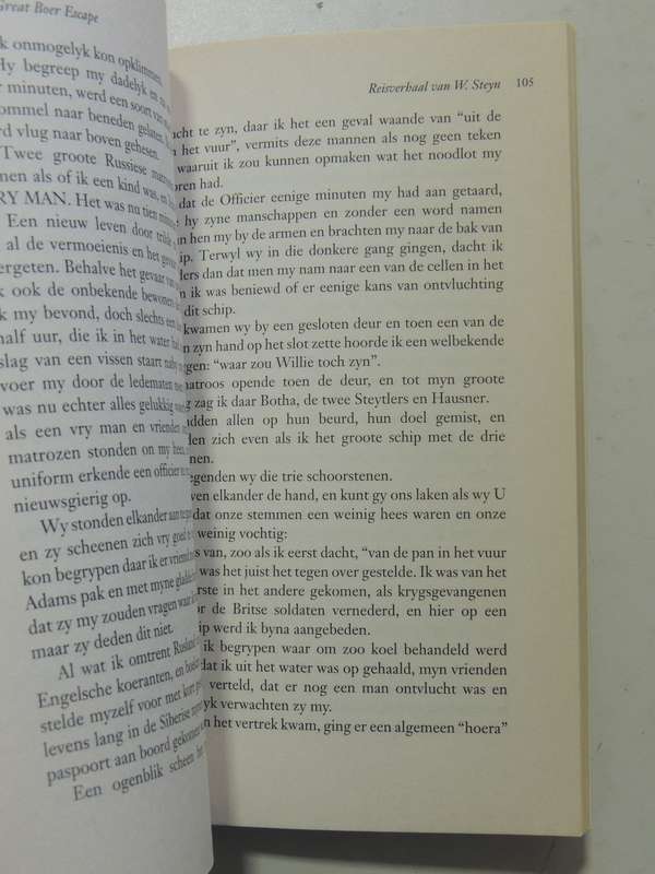 The Great Boer Escape - Willie Steyn