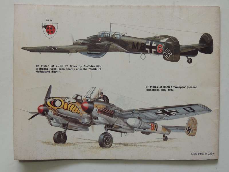 Squadron/Signal Publications Aircraft No.30: Messerschmitt Bf 110 Zerstorer In Action Jerry L Campel