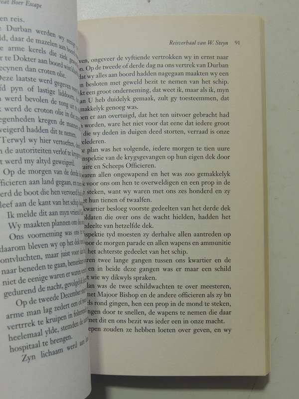 The Great Boer Escape - Willie Steyn