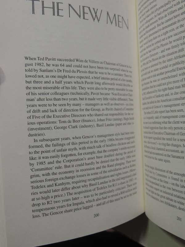 Through Fortress And Rock: The Story Of Gencor 1895-1995 - JDF Jones
