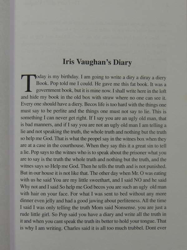 The Diary Of Iris Vaughan - Iris Vaughan