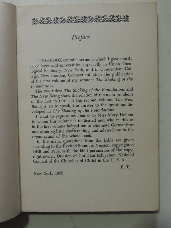 The New Being - Paul Tillich