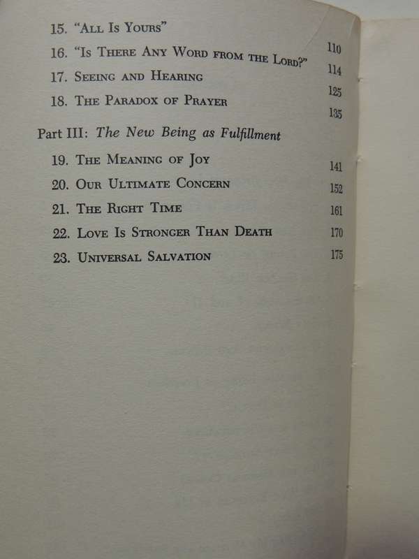 The New Being - Paul Tillich