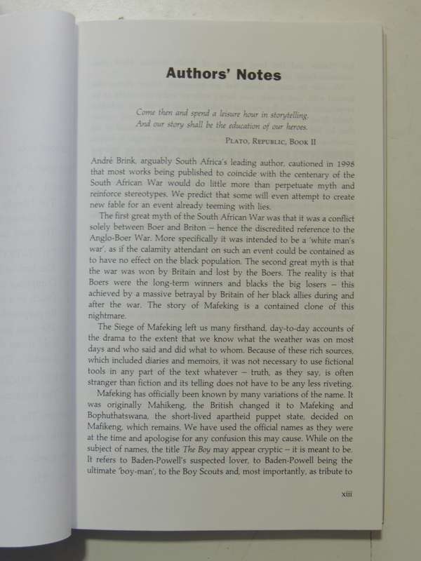 The Boy: Baden-Powell And The Siege Of Mafeking - Pat Hopkins & Heather Dugmore