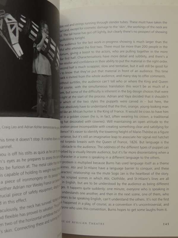 Journey Of The Tall Horse: A Story Of African Theatre - Mervyn Millar