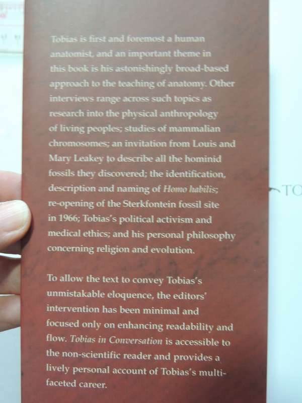 Tobias In Conversation: Genes, Fossils And Anthropology Phillip V Tobias - Goran Strkalji, J Dugard