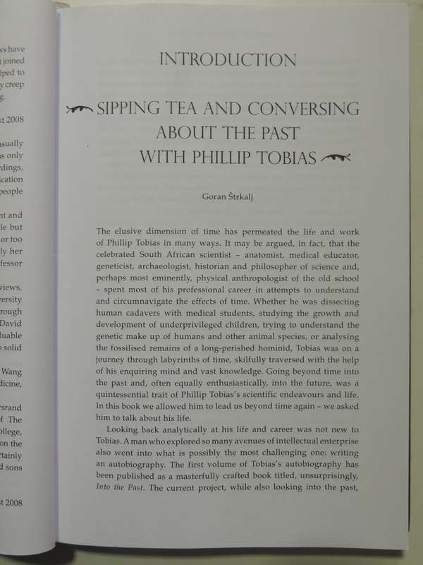 Tobias In Conversation: Genes, Fossils And Anthropology Phillip V Tobias - Goran Strkalji, J Dugard