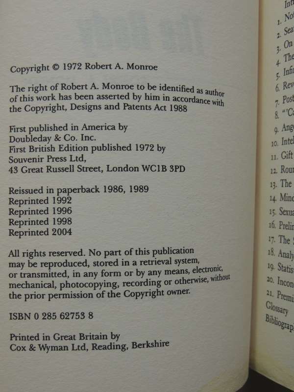 Journeys Out Of The Body - Robert A. Monroe
