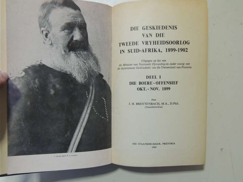Die Geskiedenis Van Die Tweede Vryheidsoorlog In Suid Afrika, 1899-1902 5 Volumes - J.H. Breytenbach