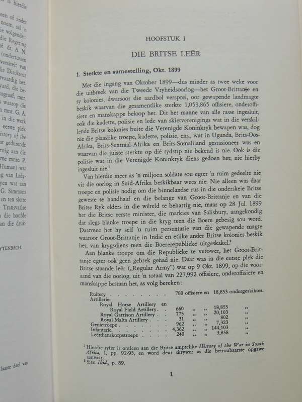 Die Geskiedenis Van Die Tweede Vryheidsoorlog In Suid Afrika, 1899-1902 5 Volumes - J.H. Breytenbach
