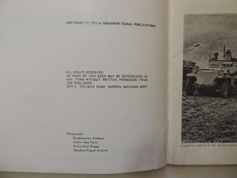 Squadron / Signal Publications Armor No. 2: Schutzenpanzerwagen In Action - Uwe Feist