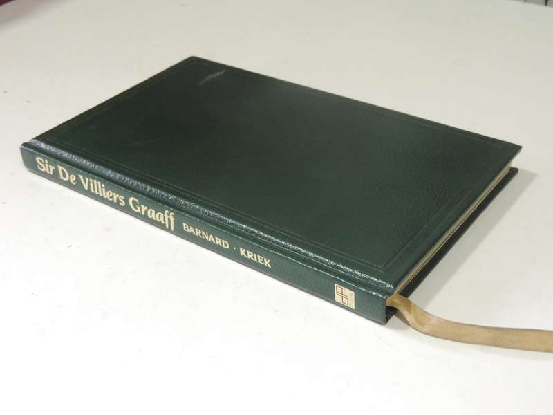 Sir De Villiers Graaff - ed Leo Barnard & Dan Kriek     Signed, Limited Edition 174/250