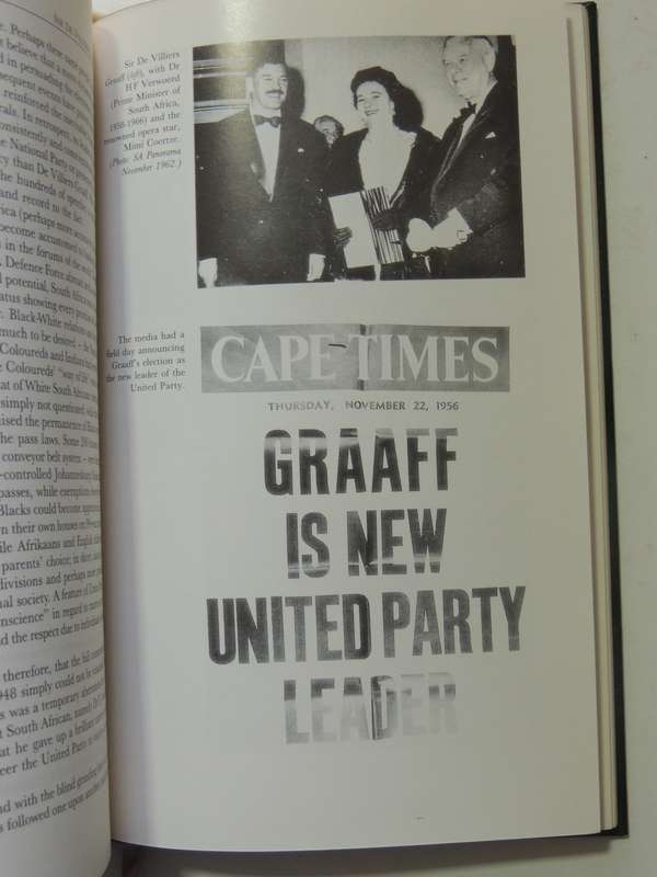 Sir De Villiers Graaff - ed Leo Barnard & Dan Kriek     Signed, Limited Edition 174/250