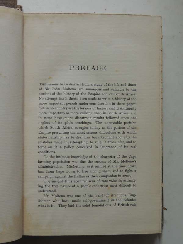The Life And Times Of Sir Charles Molteno K.C.M.G. - P.A. Molteno   2 Volumes Set  1900