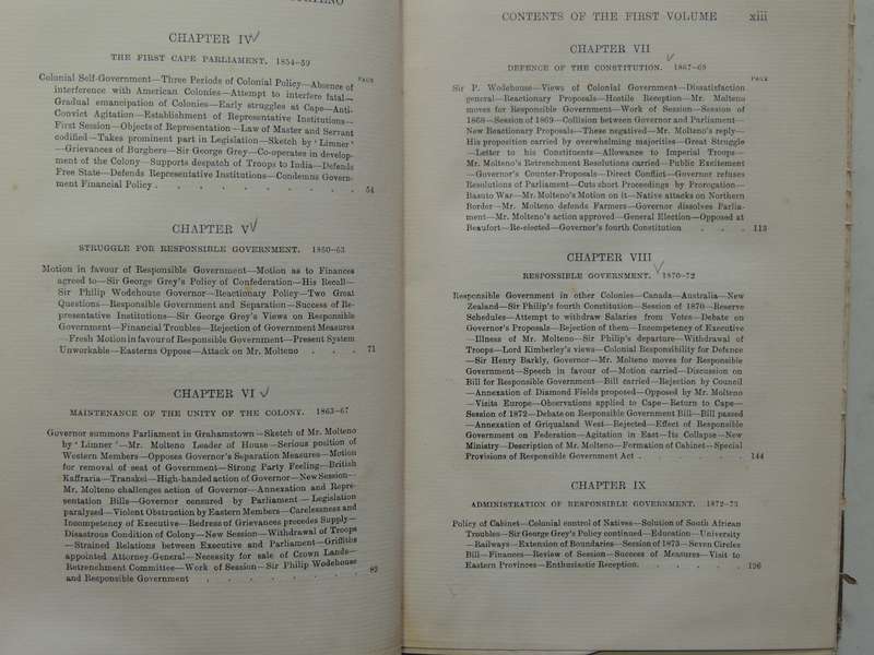 The Life And Times Of Sir Charles Molteno K.C.M.G. - P.A. Molteno   2 Volumes Set  1900