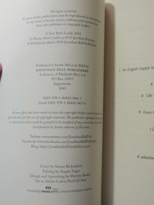 The Madiba Appreciation Club, A Chef's Story - Brett Ladds
