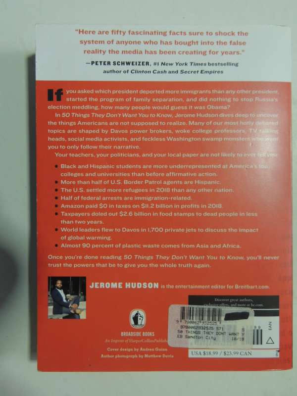 50 Things They Don't Want You To Know - Jerome Hudson