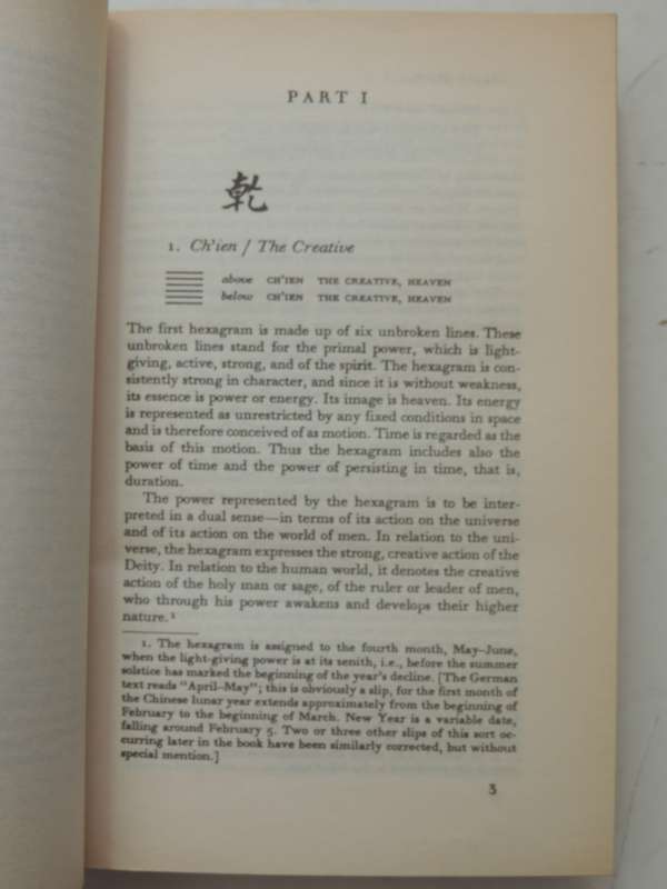 I Ching Or Book Of Changes (Richard Wilhelm Translation)- trans. Into English Cary F. Baynes