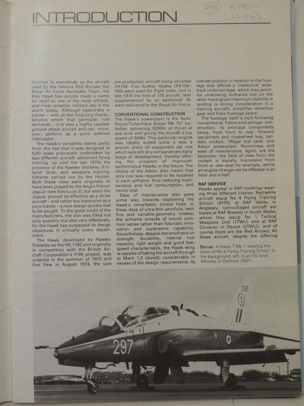 Aeroguide 1: British Aerospace Hawk T Mk 1