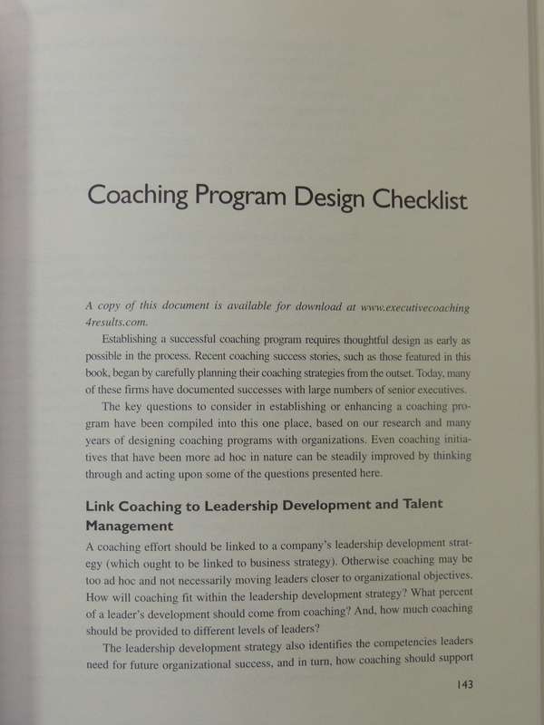 Executive Coaching For Results:Definitive Guide To Developing Organizational Leaders Brian Underhil