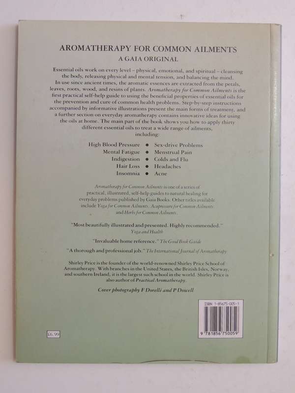 Aromatherapy For Common Ailments - Shirley Price