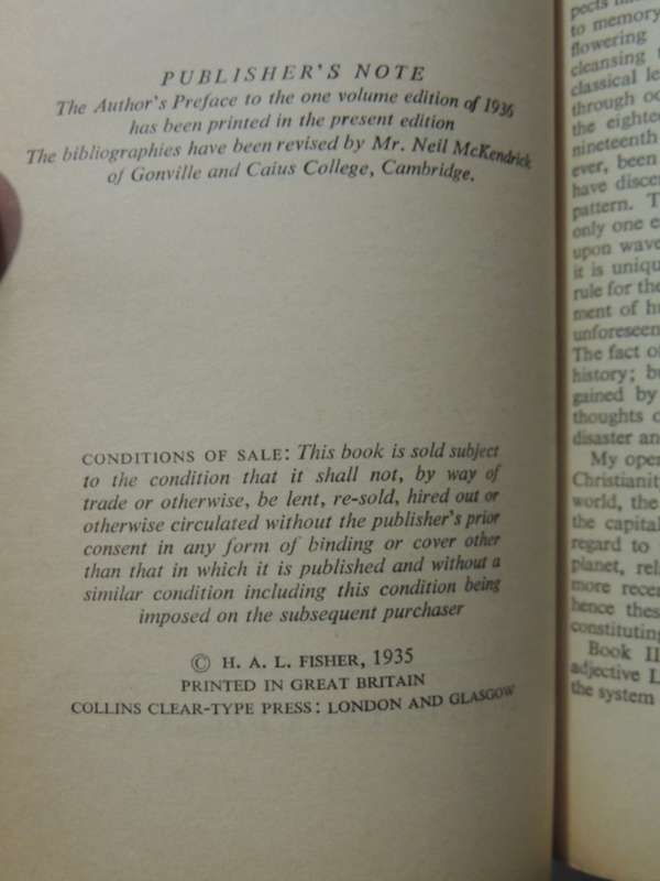 A History Of Europe: Volume 1 From Earliest Times To 1713 - H.A.L. Fisher