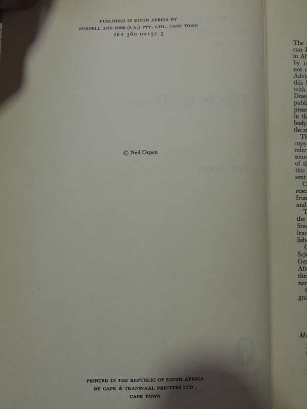 War In The Desert: South African Forces World War II (Volume III) SignedNeil Orpen