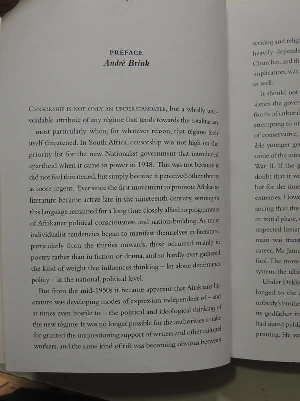 A South African Censor's Tale - Kobus Van Rooyen   Inscribed