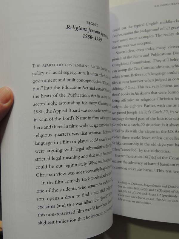 A South African Censor's Tale - Kobus Van Rooyen   Inscribed