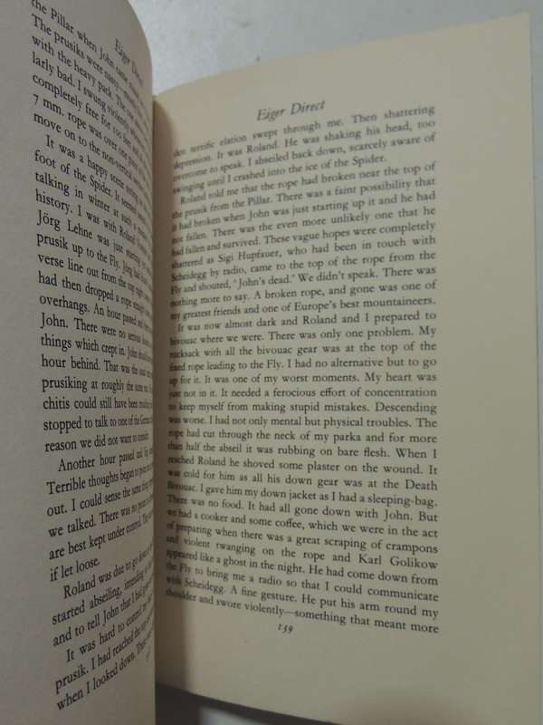 Eiger Direct - Peter Gillman & Douglas Haston  First edition 1966