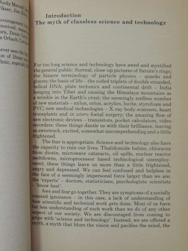 Partial Progress: The Politics Of Science And Technology - David Albury & Joseph Schwartz