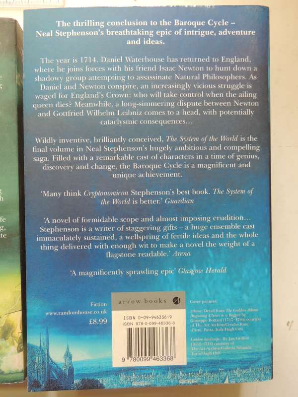 The Baroque Cycle, 3 Vol Set, Quicksilver, Confusion, System of the World - Neal Stephenson