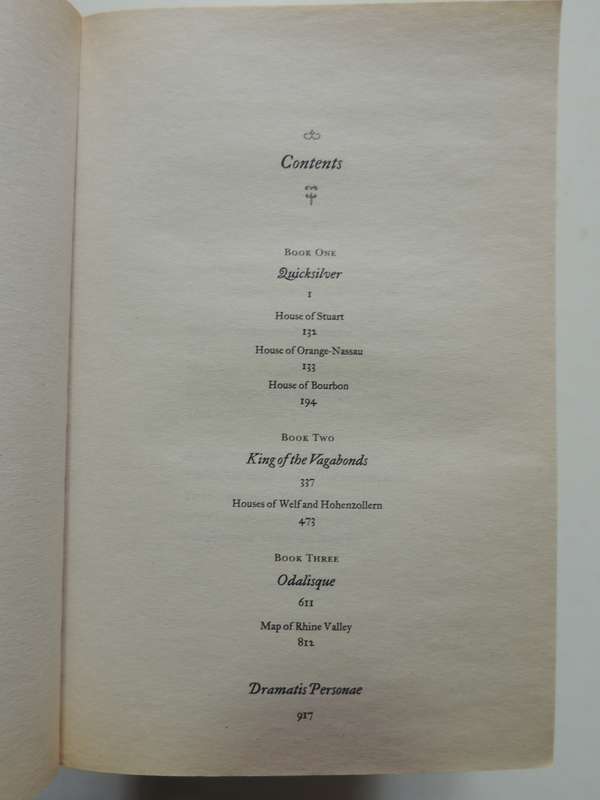 The Baroque Cycle, 3 Vol Set, Quicksilver, Confusion, System of the World - Neal Stephenson